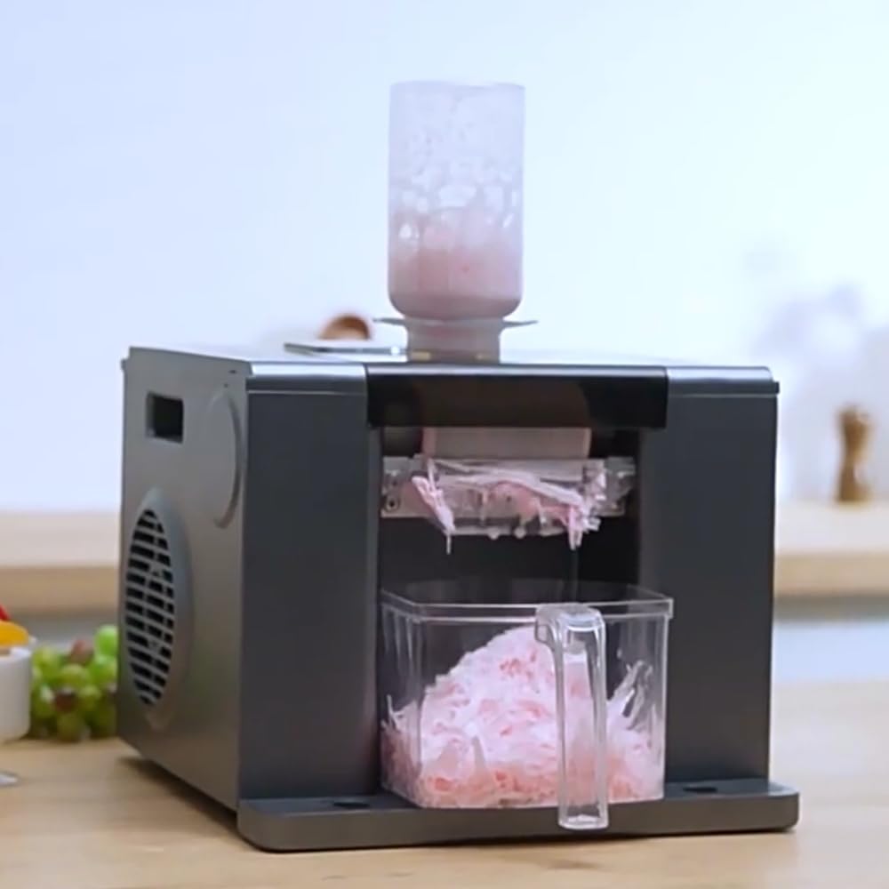 Amazon.co.jp: SOLLENT業務用自動製氷機かき氷機、アイスクリーム雪