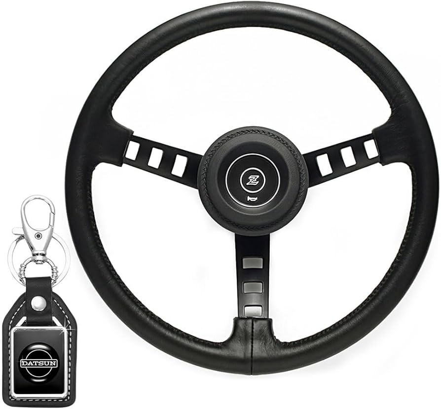 Amazon | フェアレディZ 車用 コンペ ウレタン レザー ステアリング Z