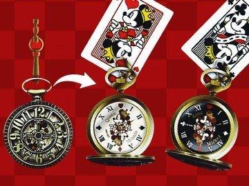 Amazon.co.jp: ディズニー ミッキー＆ミニー 懐中時計 全2種 : おもちゃ