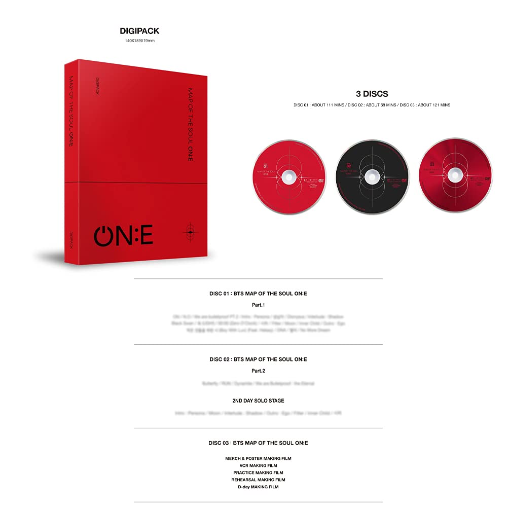 WEVERSE] Bangtan Boys BTS MAP OF THE SOUL ONE (DVD) : Amazon.com
