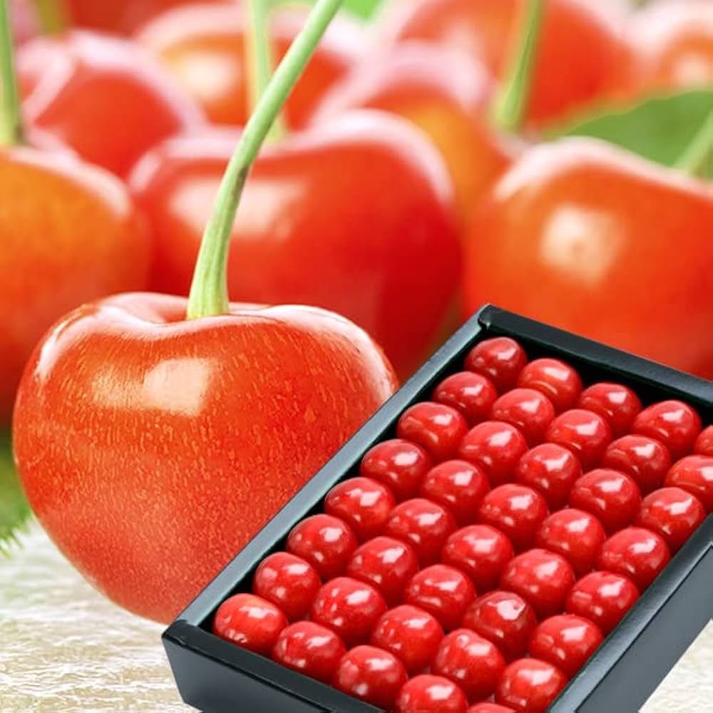 Amazon.co.jp: 山形県産 さくらんぼ 佐藤錦 300g (特秀品/2Lサイズ