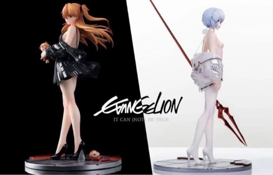 Amazon.co.jp: 新世紀エヴァ アスカ 綾波レイ 私服 ガレージキット