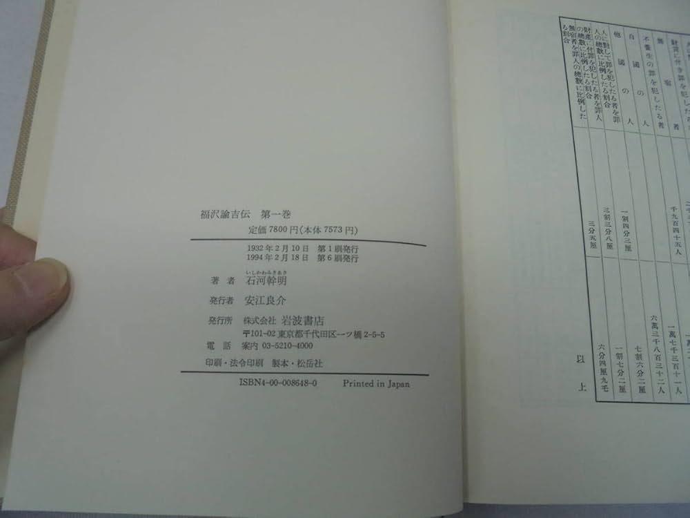 Amazon.co.jp: 福沢諭吉伝 福澤諭吉傳全4巻 岩波書店 函付 石河幹明/著