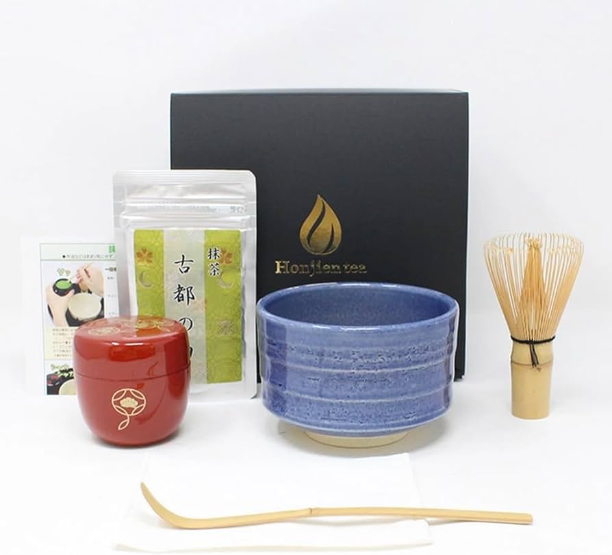 Amazon.co.jp: ほんぢ園 お抹茶セット 初心者さん向け 本格派 お試し 6