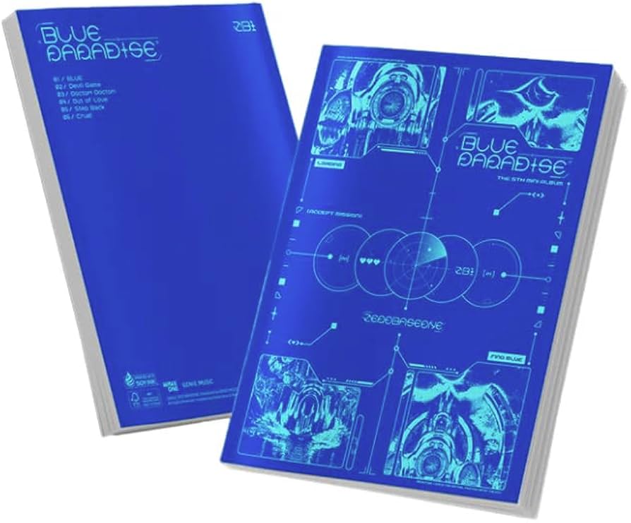Amazon.com - ZEROBASEONE ZB1 BLUE PARADISE 5th Mini Album (SEEK VER)