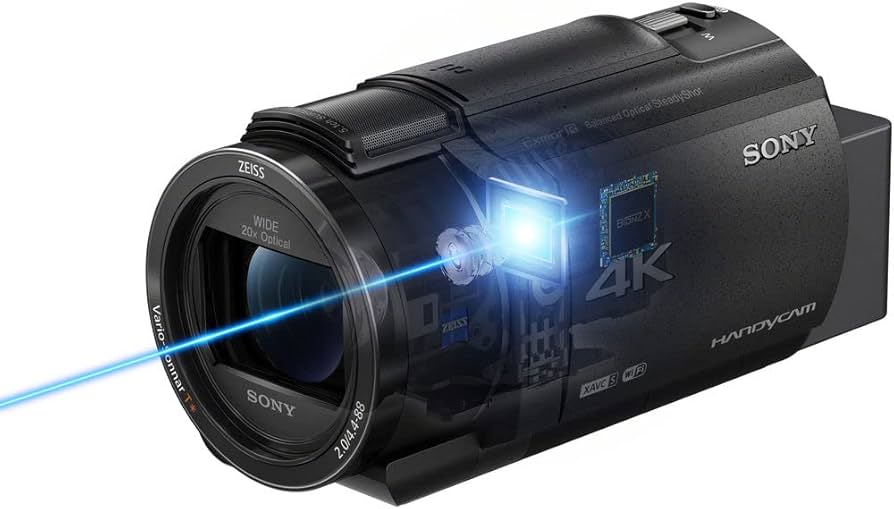 Amazon.com: Sony FDR-AX43 UHD 4K Handycam Camcorder (FDRAX43/B) +