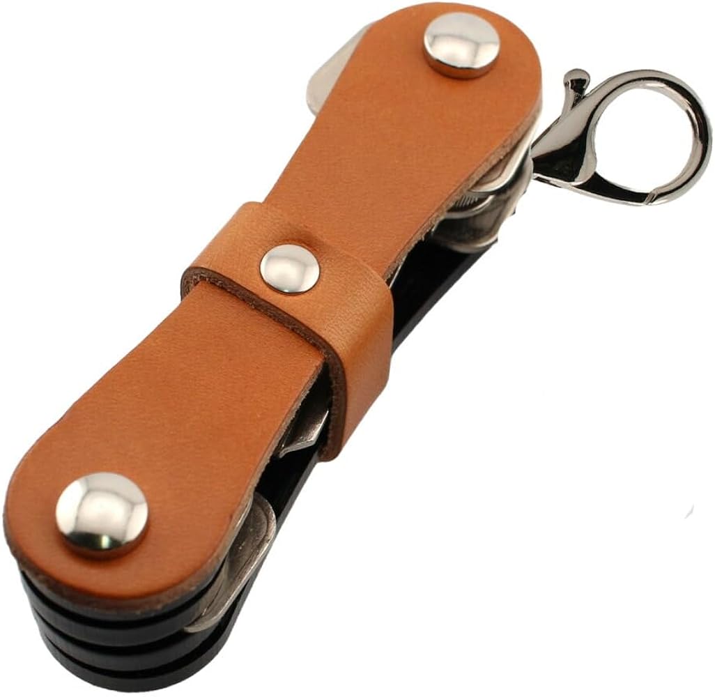 Amazon.co.jp: [HERBE] イタリアンレザー マルチツール 鍵をまとめる