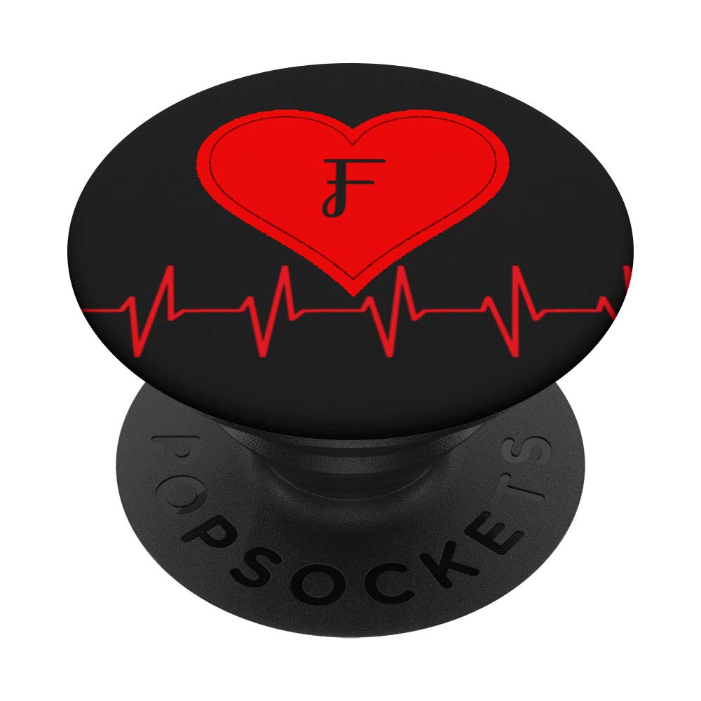 Amazon.com: HeartBeat Red Heart Monogram Letter F Love Valentine