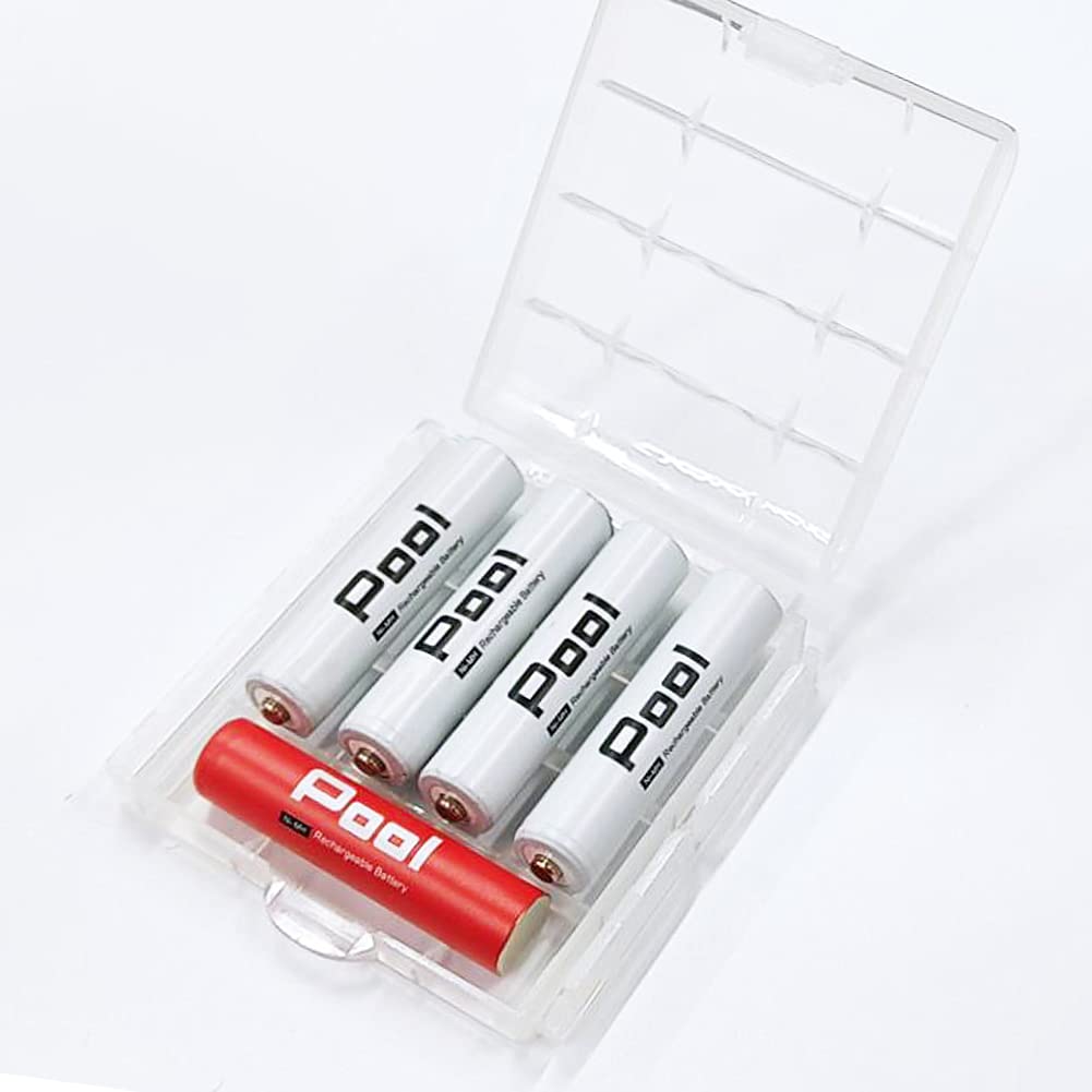 Amazon.co.jp: ☆クリア☆単3形＆単4形電池兼用電池ケース。単3、単4