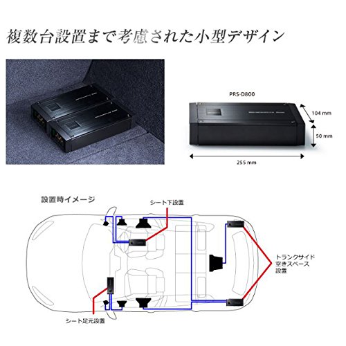 Amazon.co.jp: Pioneer パワーアンプ PRS-D800 250W×2 ブリッジャブル