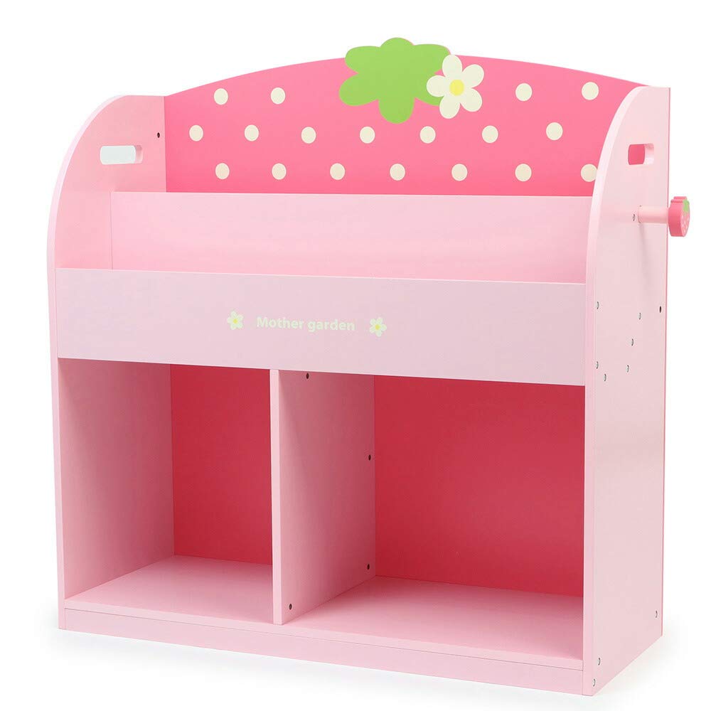 Amazon.co.jp: マザーガーデン 野いちご つぶつぶ 木製 いちごの本棚