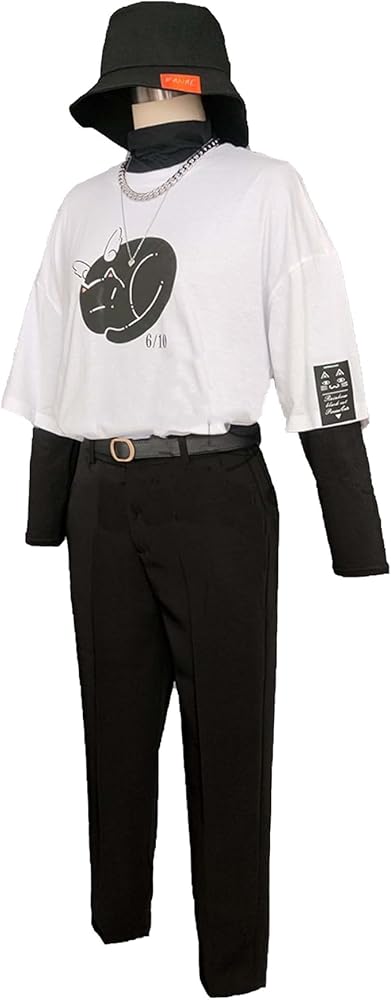 Amazon.co.jp: [楽コス] 叶 コスプレ衣装 Tシャツ 私服 日常服 かなえ