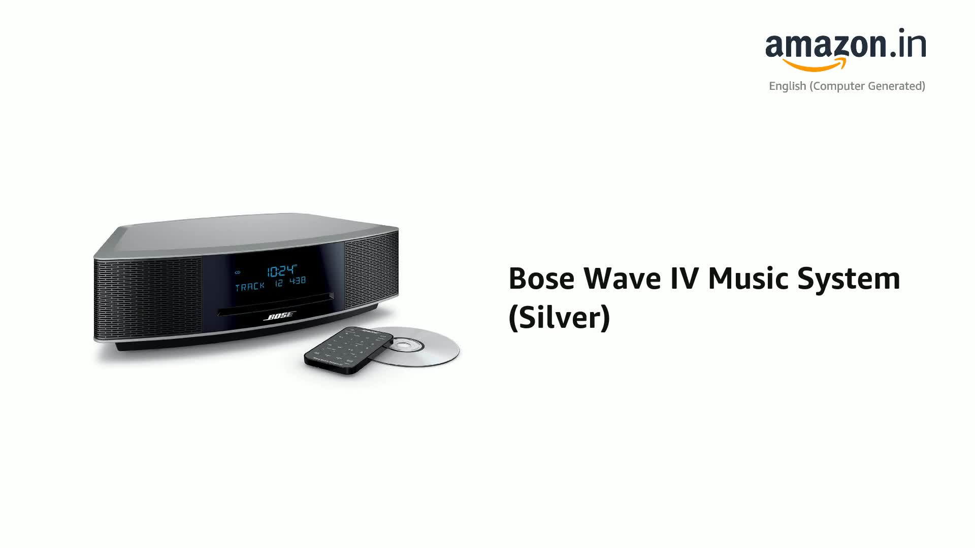 Bose Wave IV Music System (Silver) Price: Buy Bose Wave IV Music