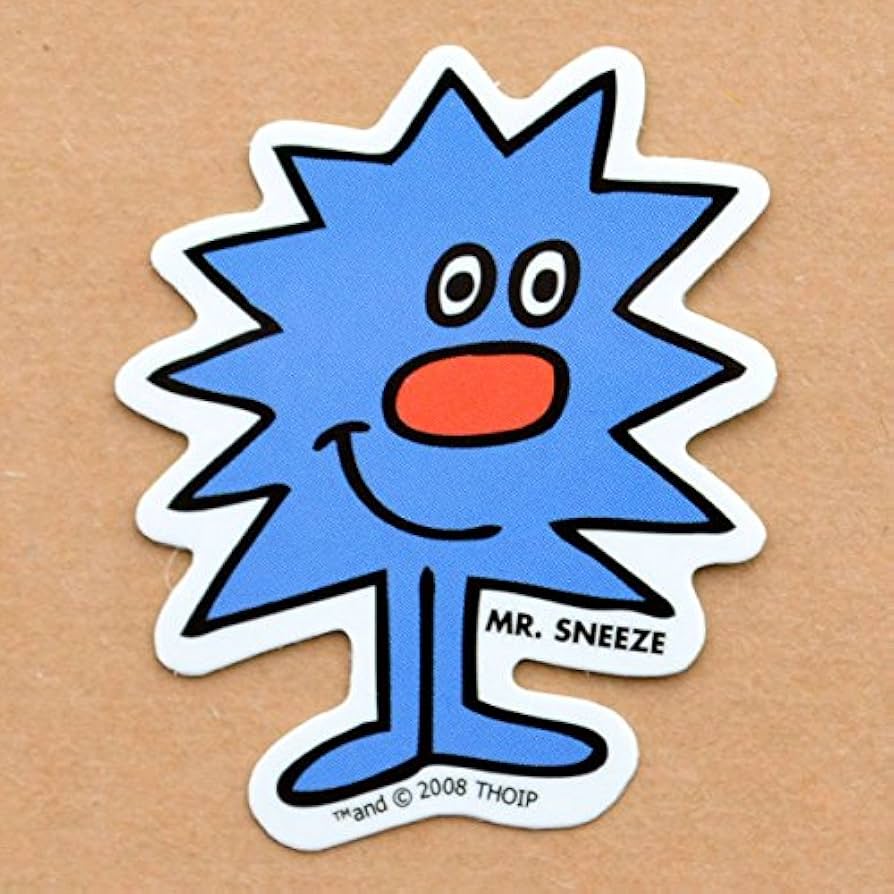 Amazon.co.jp: ステッカー/シール ミスター・スニーズ(くしゃみくん
