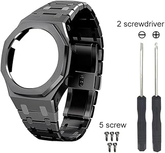 Amazon.com: GA2100 Stainless Steel Watch Band Case Mod Kit, Smooth