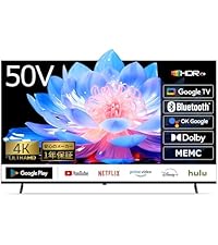 Amazon | ASTEX チューナーレステレビ 4K 50型 Google TV Wi-Fi