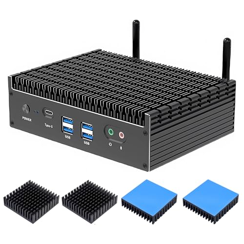 Amazon.co.jp: Skynew ファンレス ミニPC Windows11 Pro 静音 耐久性