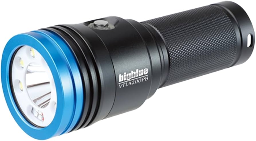 Amazon.com : Bigblue VTL 4200 Lumen Wide Beam w/Blue Light Mode +