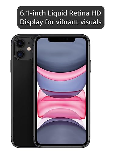 Amazon.com: Apple iPhone 11, 64GB, Black - Unlocked (Renewed