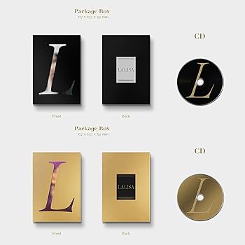 BLACKPINK LISA FIRST SINGLE ALBUM - LALISA [ BLACK VER
