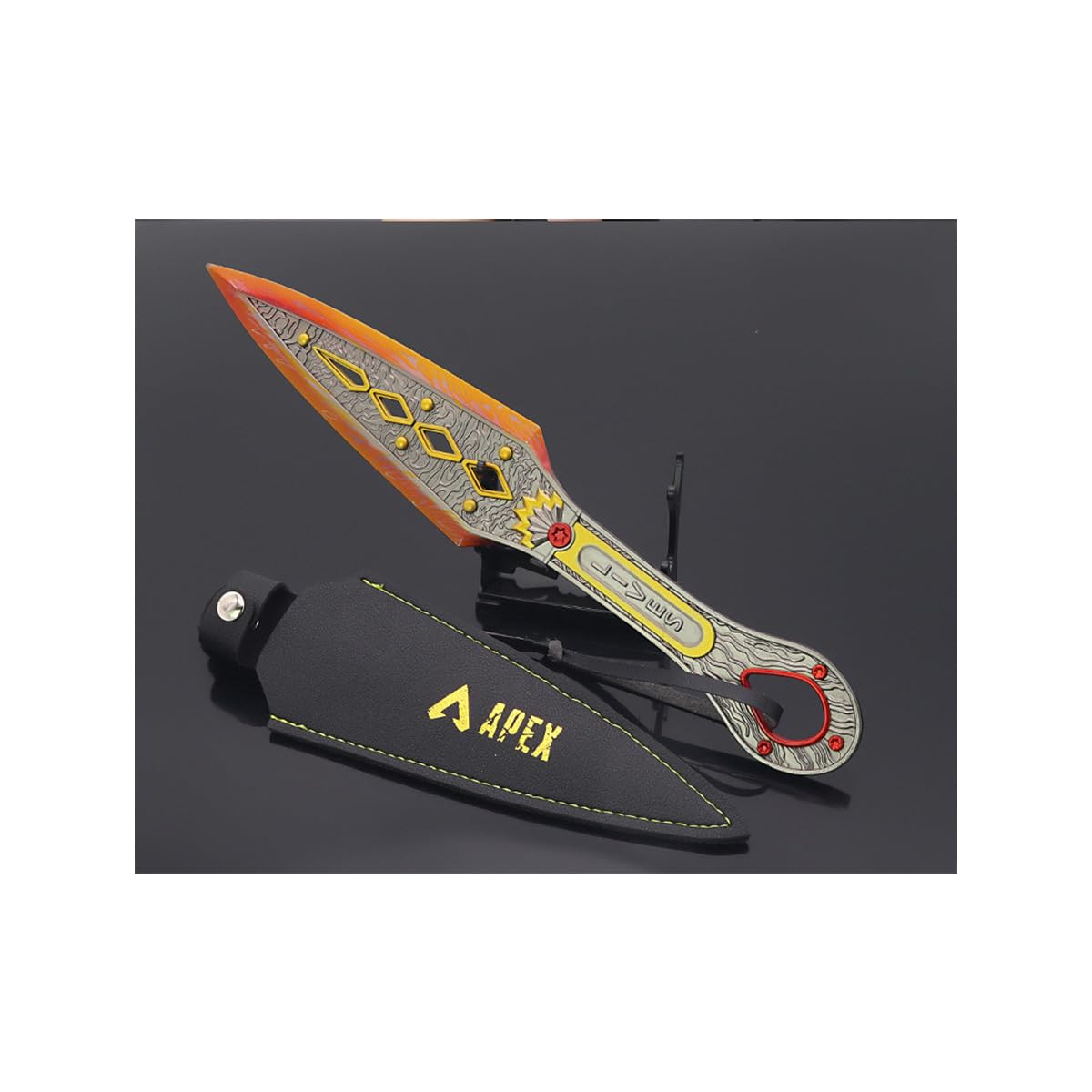 Amazon.co.jp: APEX レイス クナイ 家宝 革鞘付き 30CM エーペックス