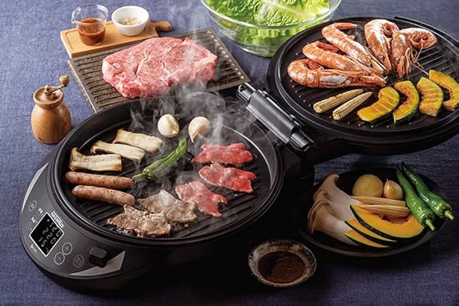 Amazon | エムケー精工両面焼きホットプレート「HASAMIZE」 TK-H315K