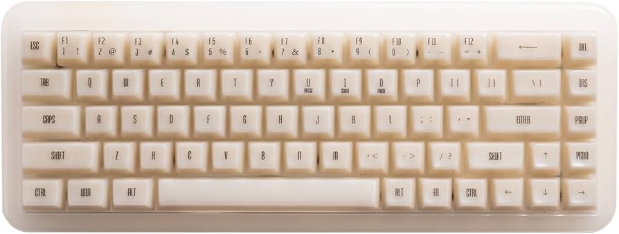 Amazon.com: Akko YU01 Mechanical Gaming Keyboard with Transparent