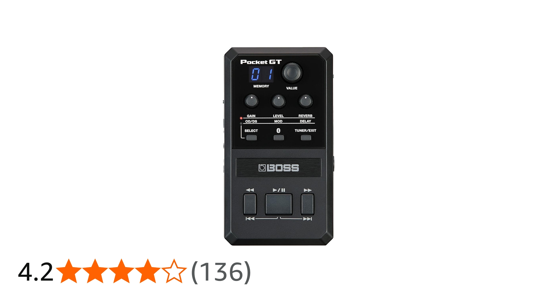 Amazon | BOSS/Pocket GT ボス ブラック | エフェクター・プロセッサー