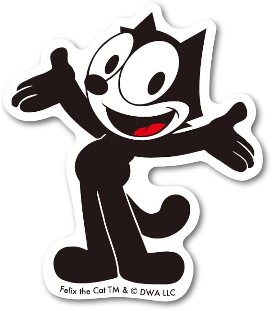 Amazon | FELIX ダイカットミニステッカー WELCOME ユニバーサル