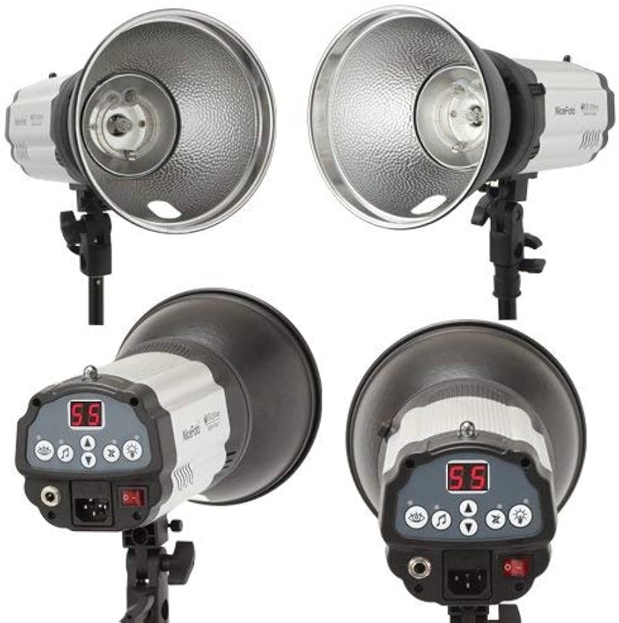 Amazon.co.jp: デジタル250W モノブロックストロボ2灯照明機材セット