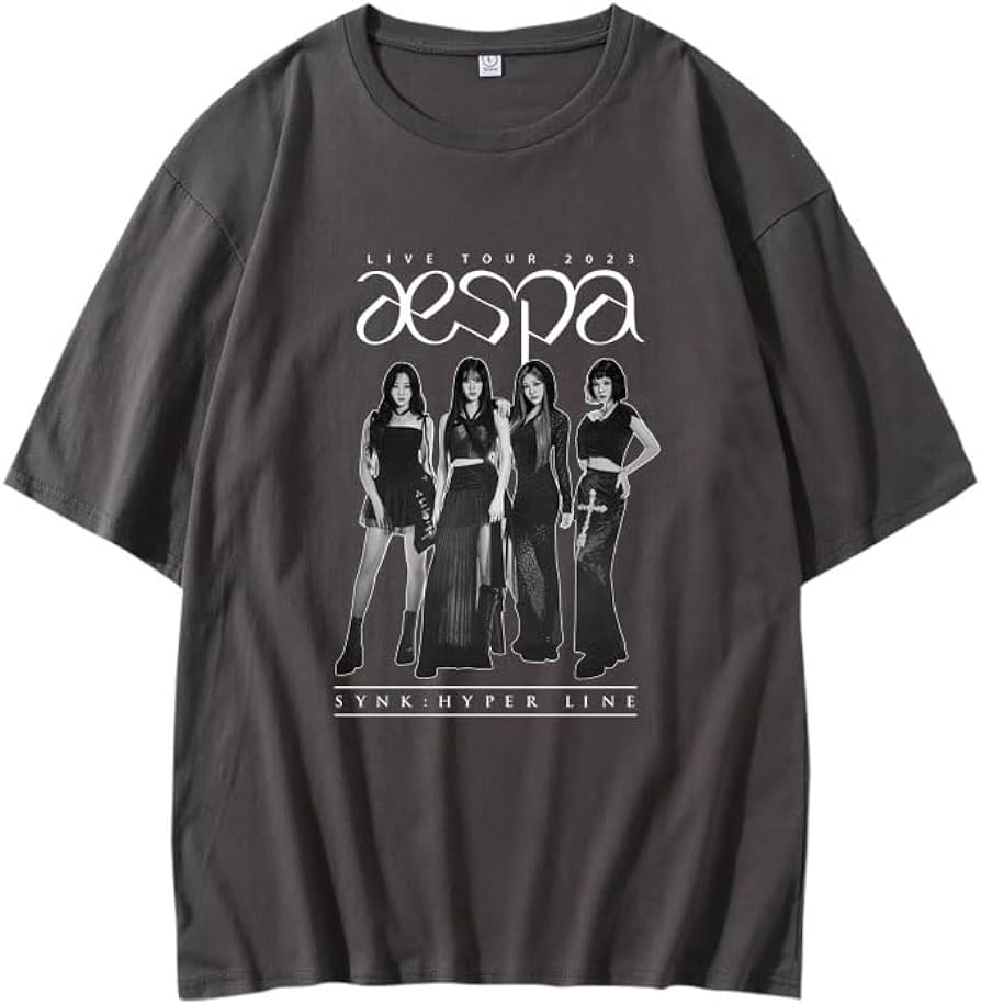 Amazon.co.jp: AESPA Tシャツ 応援服 エスパ Tシャツ ティーシャツ