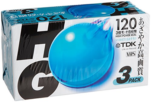 Amazon | TDK VHS ハイグレード 120分録画 3本パック [T-120HGUX3