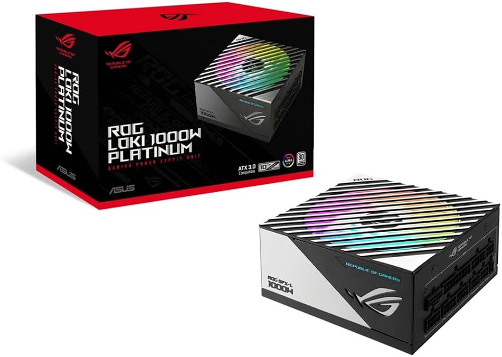 Amazon | ASUS pc電源ユニット 80 PLUS プラチナ 1000W SFX ROG-LOKI