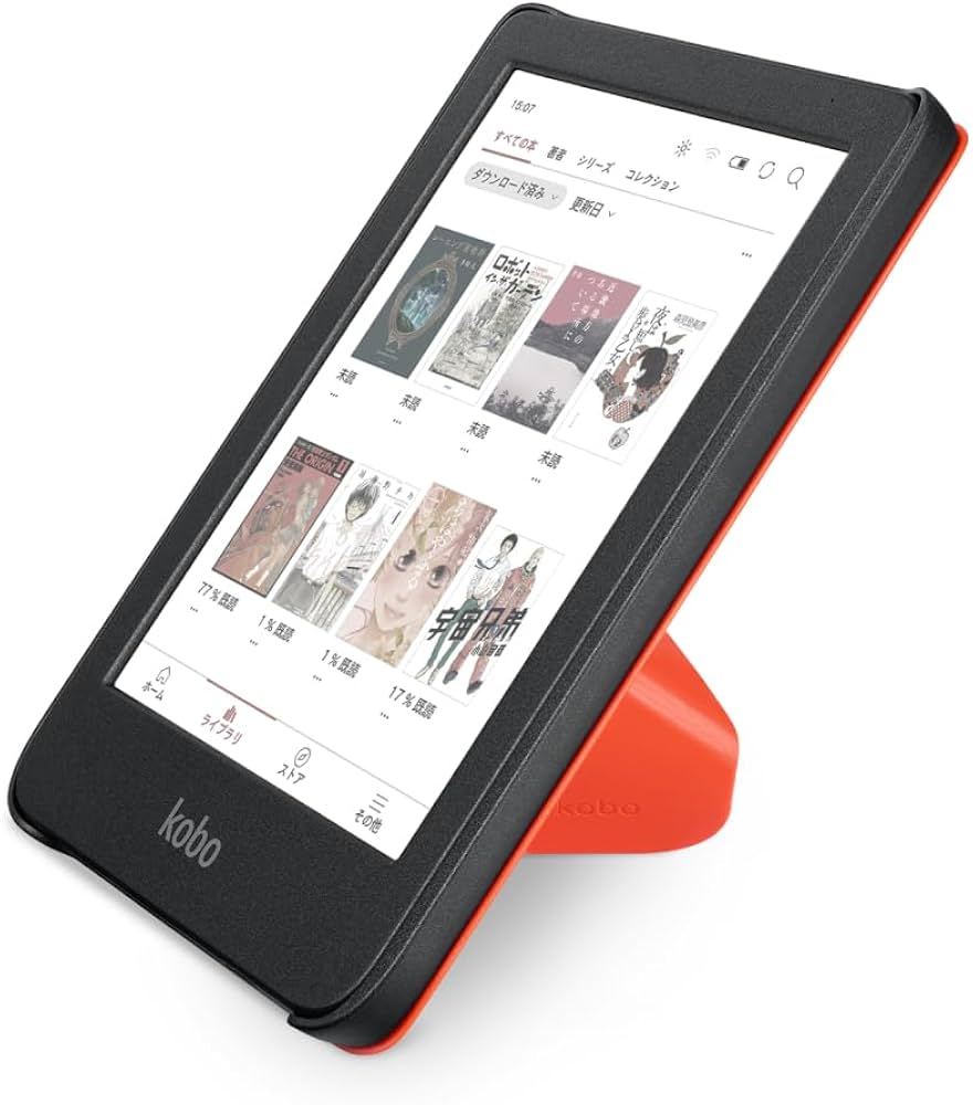 Amazon.co.jp: Kobo Clara Colour スリープカバー（ブラック）セット