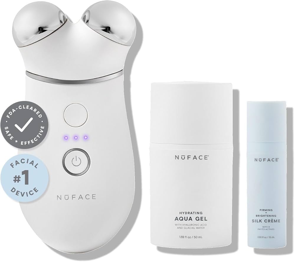 Amazon.com: NuFACE Trinity+ Microcurrent Facial Device Kit - FDA