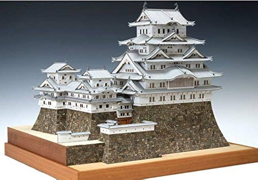 Amazon | ウッディジョー 1/150 姫路城 パウダー・塗料セット 城郭木製