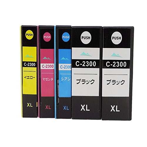 Amazon.co.jp: PGI-2300 4色+BK=5本セット(全色大容量)【 PGI-2300XL