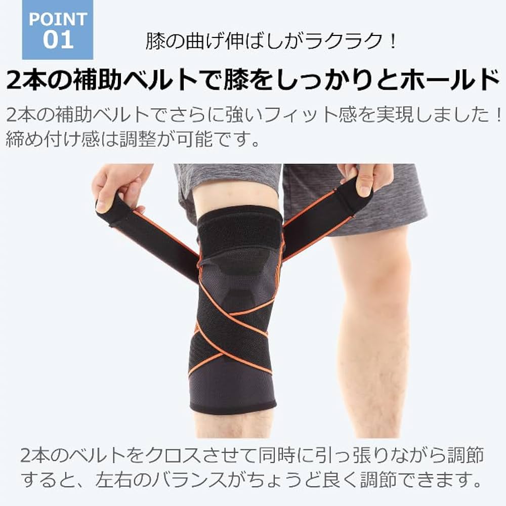 Amazon.co.jp: Cadi 膝サポーター ひざサポーター スポーツ 高齢者 膝