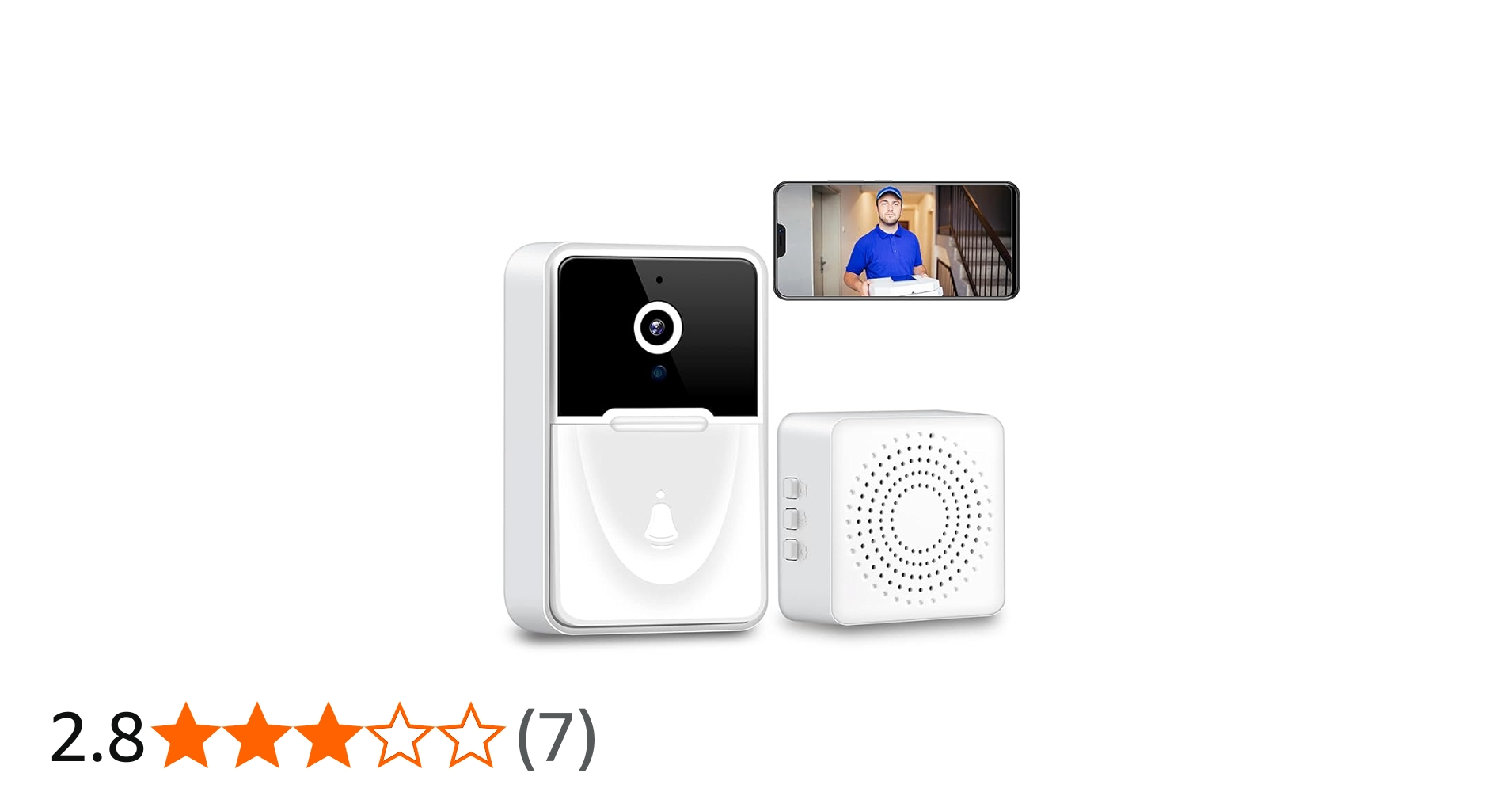 Amazon.co.jp: ビデオドアホン インターホン スマートドアベル カメラ