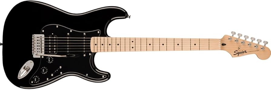 Amazon | Squier by Fender SONIC STRATOCASTER HSS Black エレキ