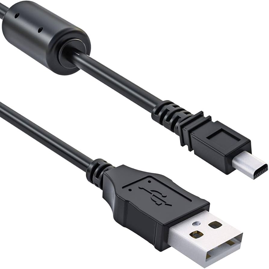 Amazon.co.jp: USB ミニ8ピン平型 ケーブル デジタルカメラ用 1m