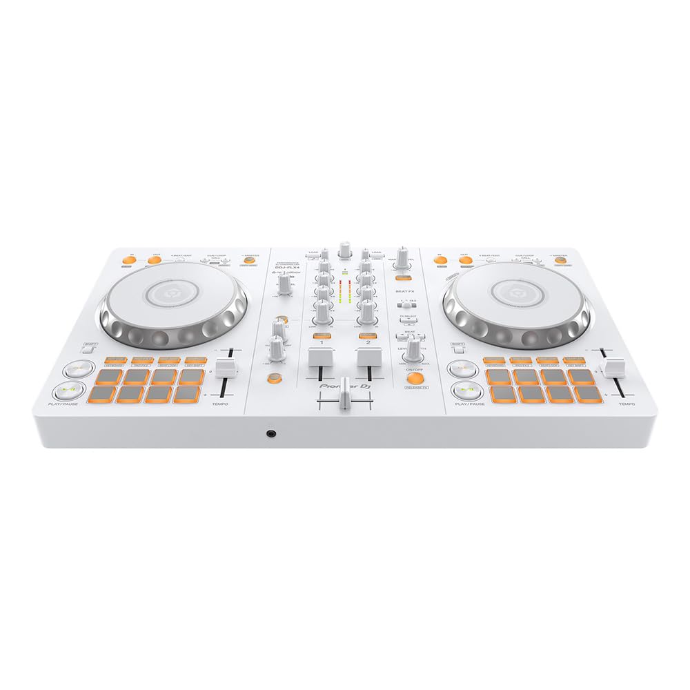 Amazon | パイオニア DJコントローラー DDJ-FLX4 W (ホワイト) + PC