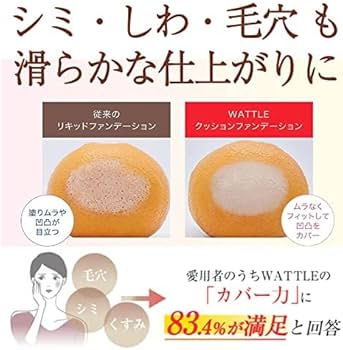Amazon | WATTLE クッションファンデーション ワトルクッション