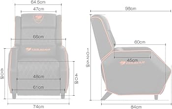 Amazon.co.jp: COUGAR ゲーミングソファ RANGER オフィスチェア