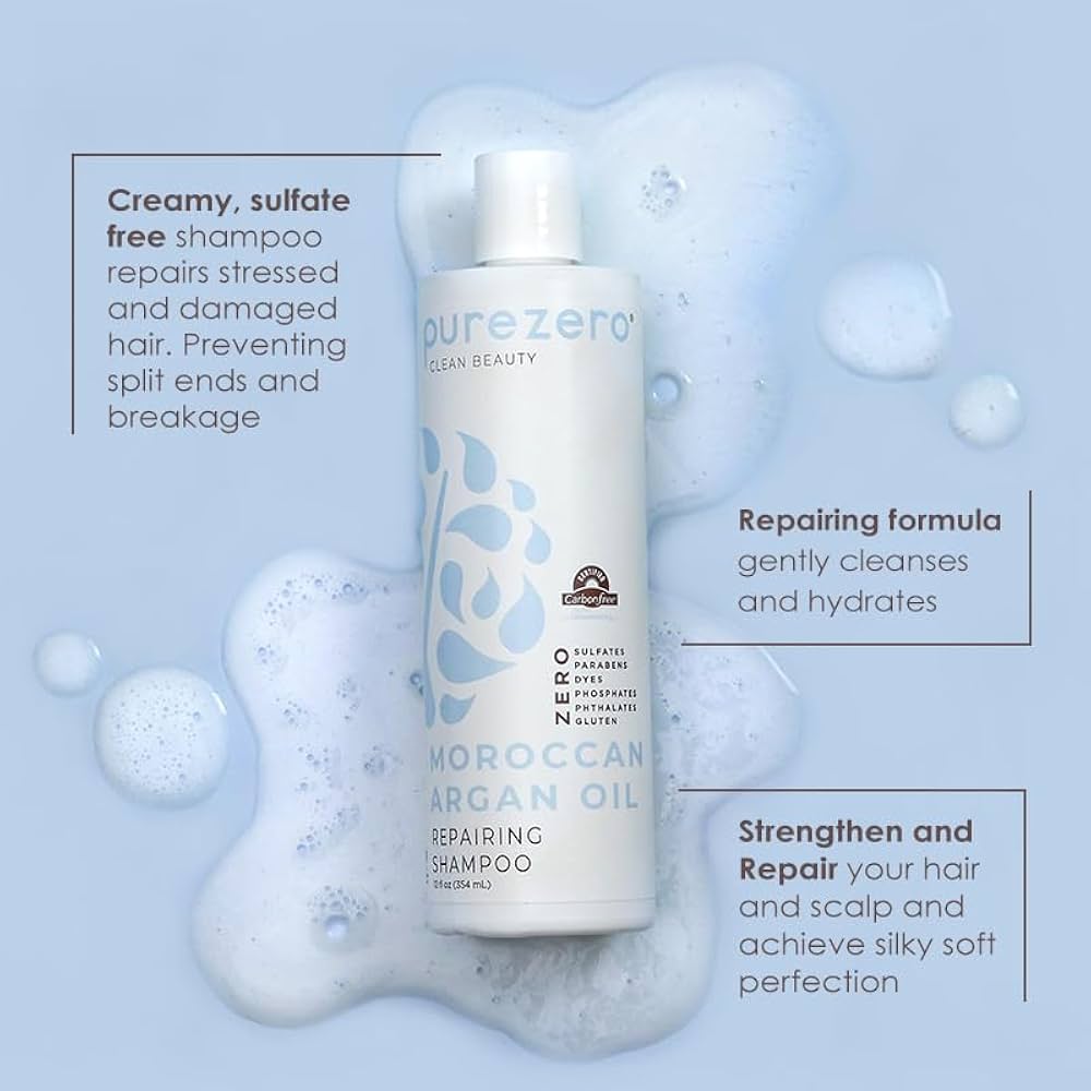 Amazon.com : Purezero Moroccan Argan Oil Shampoo & Conditioner set