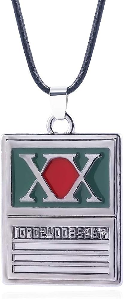 HxH Hunter License Necklace - HUNTER Killua GON Anime Chain