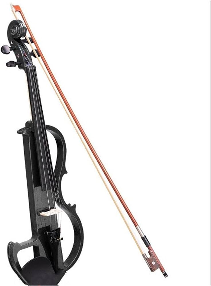 Amazon | 電気サイレントバイオリン 4/4サイズバイオリン サクラ楽器