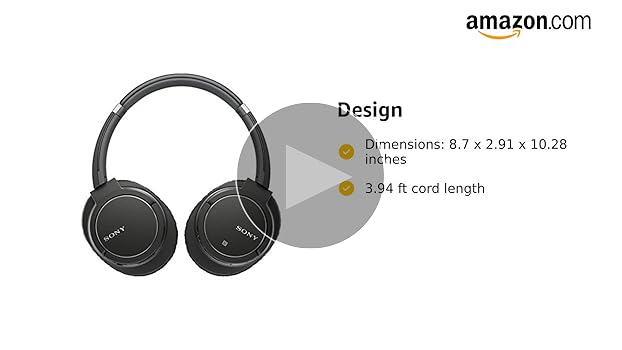 Amazon.com: Sony MDRZX770BN Bluetooth and Noise Canceling Headset