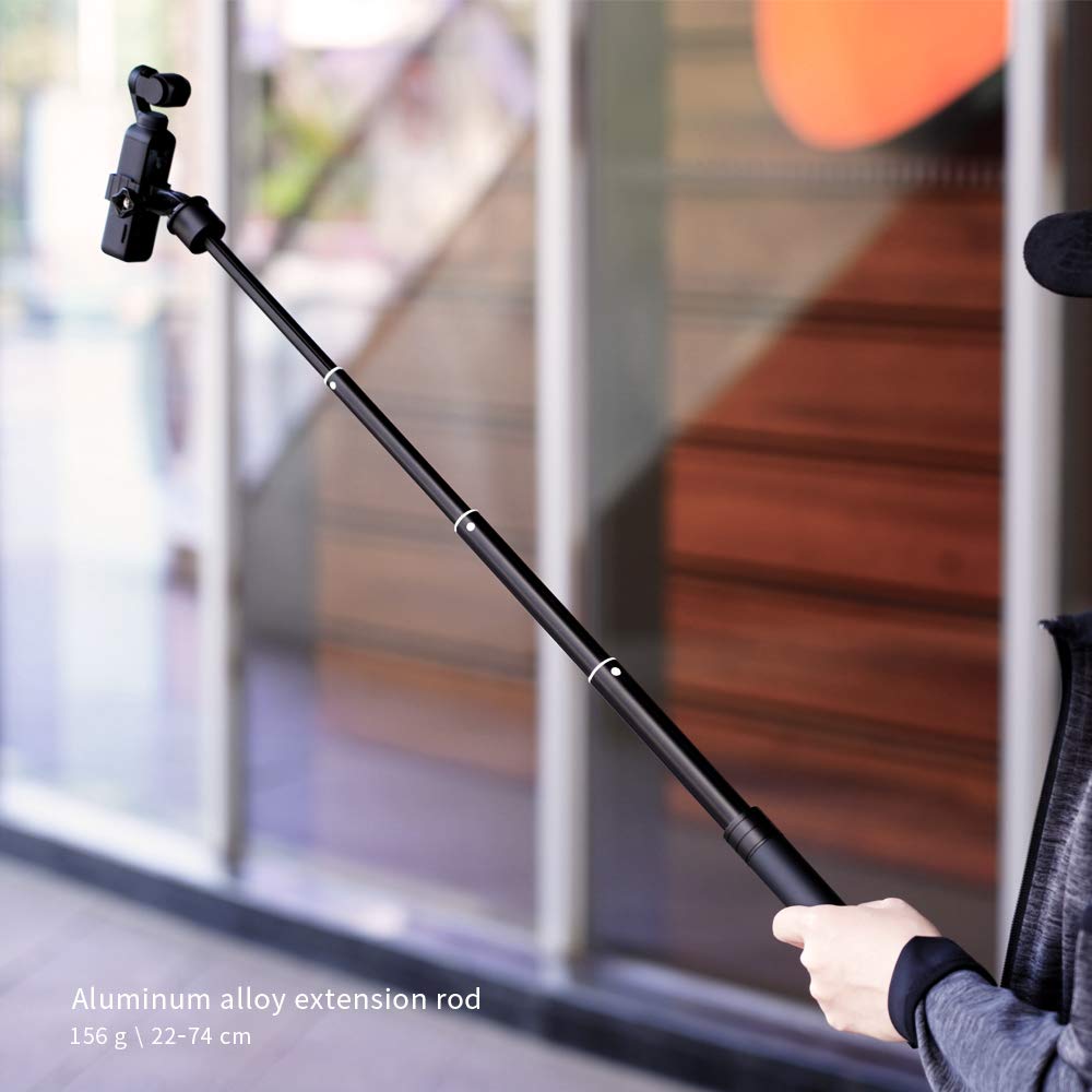 Amazon | DJI Pocket 2/1用のMAXCAM Selfieスティック三脚延長ロッド