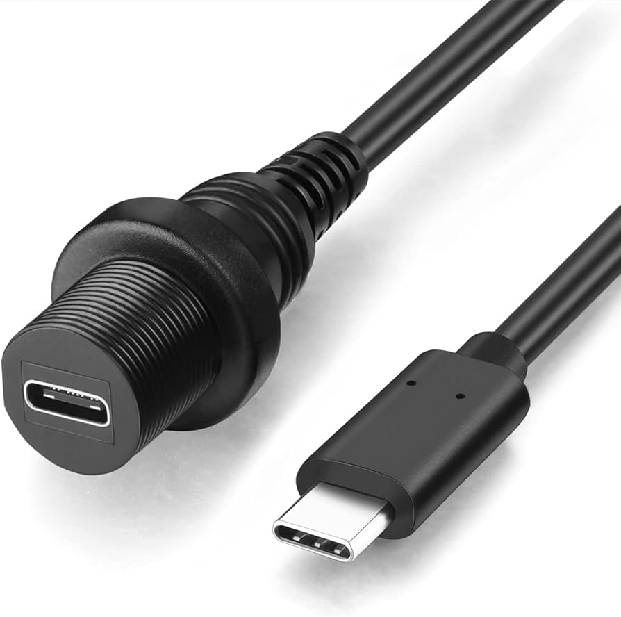 Amazon.co.jp: OBVIS USB Type C 3.1 オス-メス フラッシュマウント